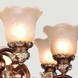 Designer Touch Decorative Chandelier Traditional Classic Retro Metal