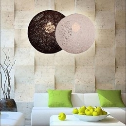 Designer Touch Decorative CreativeAmerican Country Creative Cany Art Color Droplight And Spherical Shape Lamp Light