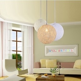 Designer Touch Decorative CreativeAmerican Country Creative Cany Art Color Droplight And Spherical Shape Lamp Light