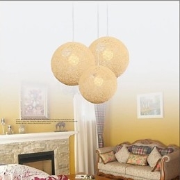 Designer Touch Decorative CreativeAmerican Country Creative Cany Art Color Droplight And Spherical Shape Lamp Light