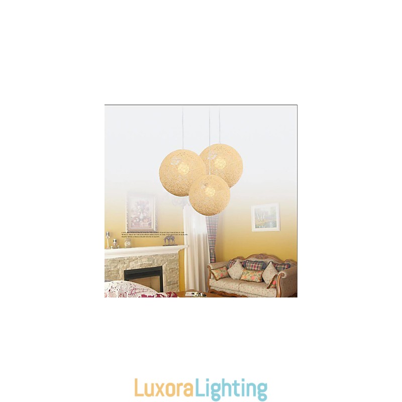 Designer Touch Decorative CreativeAmerican Country Creative Cany Art Color Droplight And Spherical Shape Lamp Light