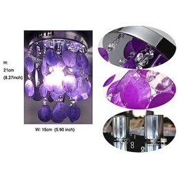 Designer Touch Decorative Modern Contemporary Mini Style Chrome Pendant Light