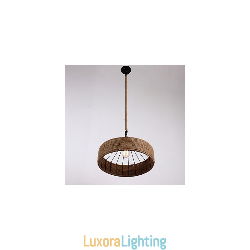 Designer Touch Decorative 1 Light Rope Pendant Light Mini Style Modern Contemporary Country
