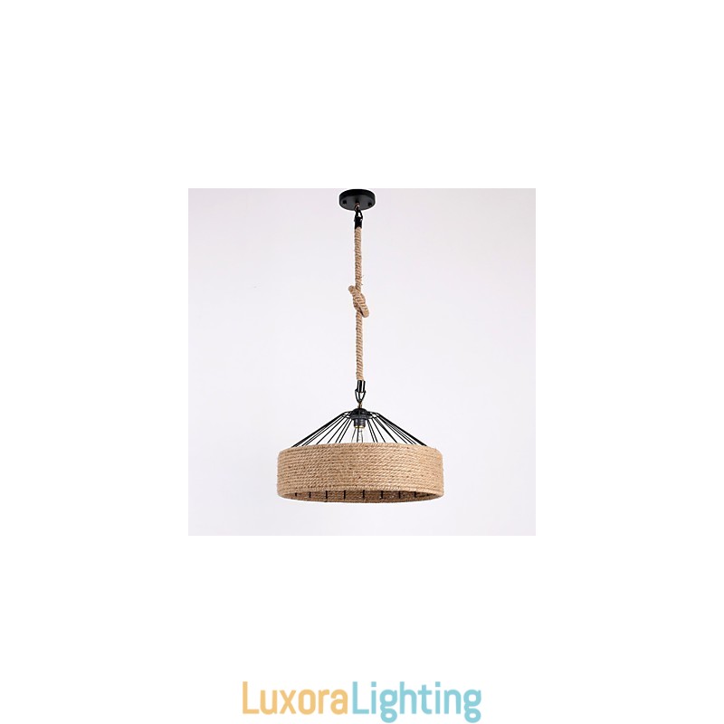 Designer Touch Decorative 1 Light Rope Pendant Light Mini Style Modern Contemporary Country