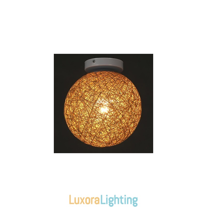 Designer Touch Decorative The Cane Makes Up Hemp Ball Creative Fashion And To Absorb Dome Light