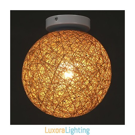 Designer Touch Decorative The Cane Makes Up Hemp Ball Creative Fashion And To Absorb Dome Light