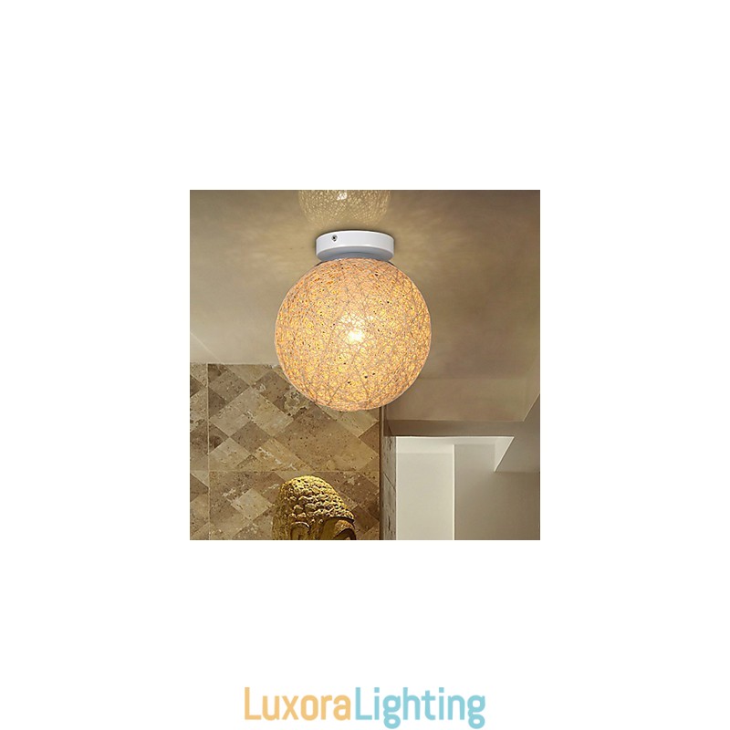 Designer Touch Decorative The Cane Makes Up Hemp Ball Creative Fashion And To Absorb Dome Light