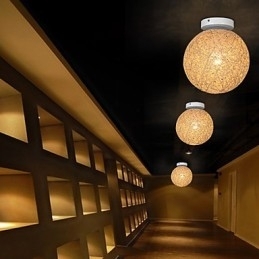 Designer Touch Decorative The Cane Makes Up Hemp Ball Creative Fashion And To Absorb Dome Light