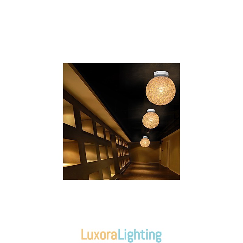 Designer Touch Decorative The Cane Makes Up Hemp Ball Creative Fashion And To Absorb Dome Light