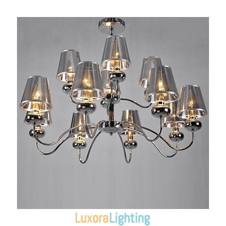 Designer Touch Decorative imum Modern Contemporary Traditional Classic Mini Style Chrome Metal Chandelier Pendant Light Dining