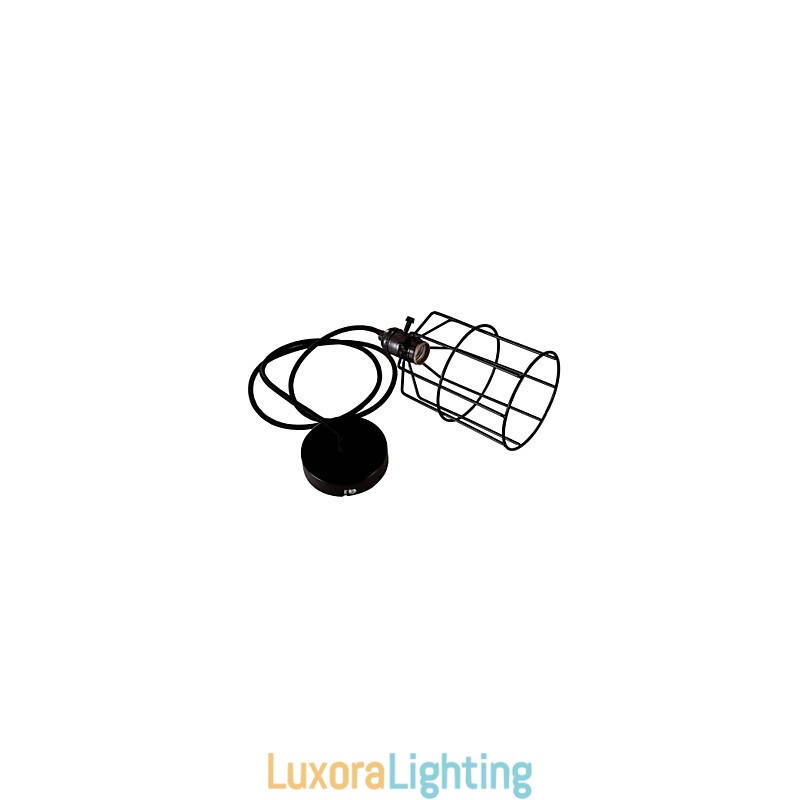 Designer Touch Decorative Retro Mini Style Painting Metal Pendant Light Garage