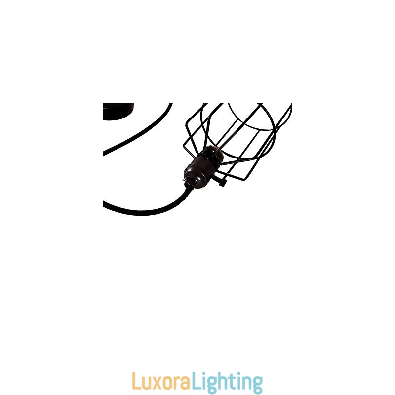 Designer Touch Decorative Retro Mini Style Painting Metal Pendant Light Garage