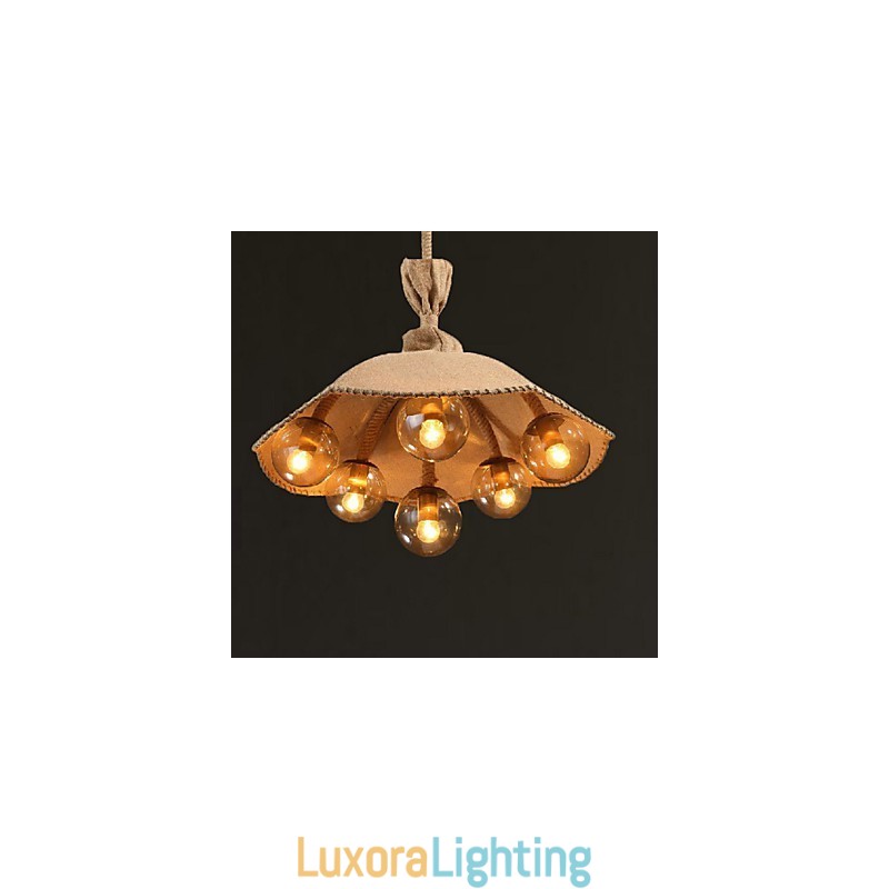 Designer Touch Decorative Country Painting Metal Chandelier Pendant LightBedroom