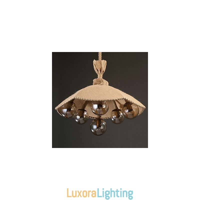 Designer Touch Decorative Country Painting Metal Chandelier Pendant LightBedroom