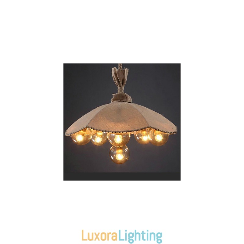 Designer Touch Decorative Country Painting Metal Chandelier Pendant LightBedroom