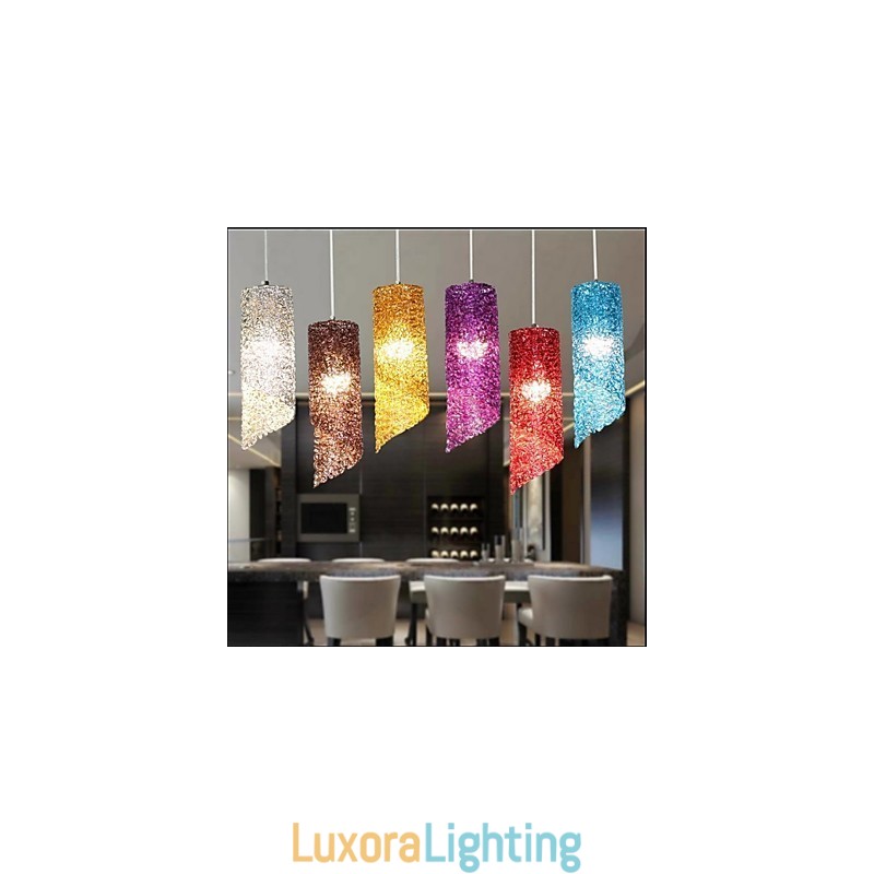 Designer Touch Decorative Single Head Cylindrical Round long Aluminum Cylinder Creative lamps