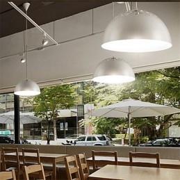 Designer Touch Decorative Vintage Style Minimalist 1 Light Pendant with Carved Shade Pendant Light