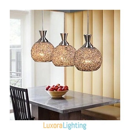 Designer Touch Decorative Modern Contemporary Brushed Metal Flush Mount