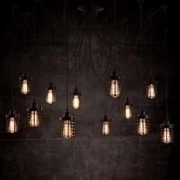 Designer Touch Decorative American Country Retro 12 Head Beauty Flower Pendant