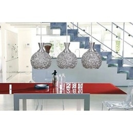 Designer Touch Decorative Modern Contemporary Brushed Metal Flush Mount