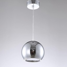 Designer Touch Decorative Modern Contemporary Globe Electroplated Metal Pendant Light