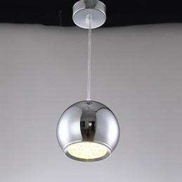 Designer Touch Decorative Modern Contemporary Globe Electroplated Metal Pendant Light