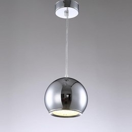Designer Touch Decorative Modern Contemporary Globe Electroplated Metal Pendant Light