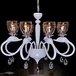 Designer Touch Decorative European Style Crystal Droplight Individuality Creative Swan