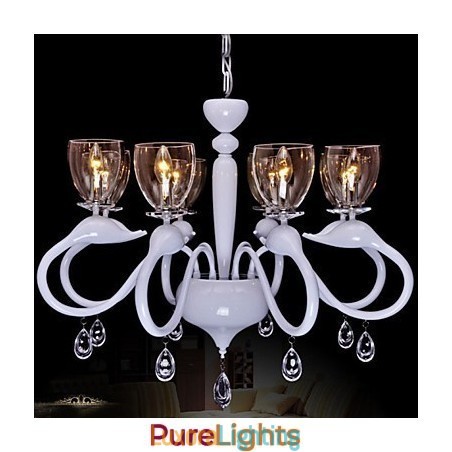 Designer Touch Decorative European Style Crystal Droplight Individuality Creative Swan