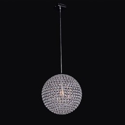 Designer Touch Decorative Simple Spherical Metal Frame K9 Crystal Chandelier