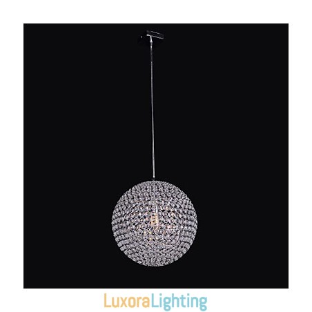 Designer Touch Decorative Simple Spherical Metal Frame K9 Crystal Chandelier