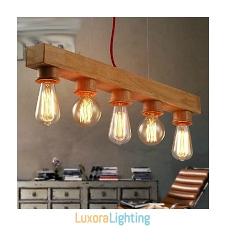 Designer Touch Decorative Modern Contemporary Traditional Classic Mini Style Painting Wood Bamboo Pendant Light