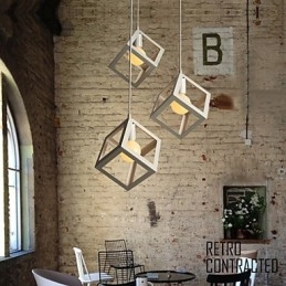 Designer Touch Decorative Creative Contemporary And Contracted Wrought Iron Chandelier Single Head Lamps