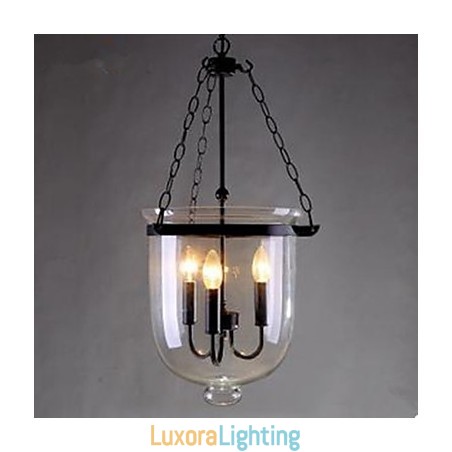 Designer Touch Decorative Circular Country Glass Pendant Lamp