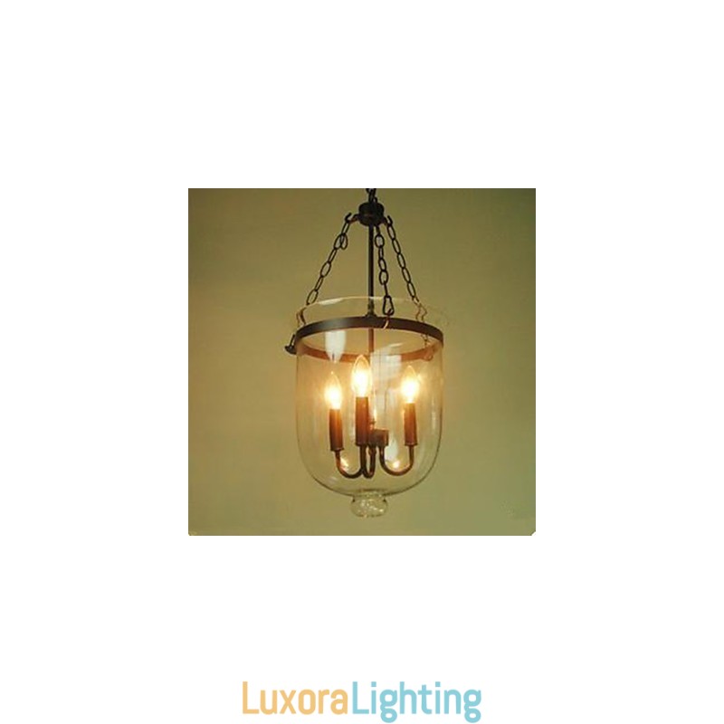 Designer Touch Decorative Circular Country Glass Pendant Lamp