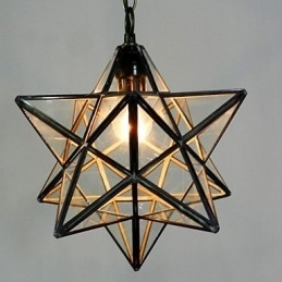 Designer Touch Decorative The Pentagon Star Light Contracted And Contemporary Chandelier Lamp