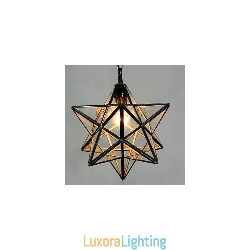 Designer Touch Decorative The Pentagon Star Light Contracted And Contemporary Chandelier Lamp