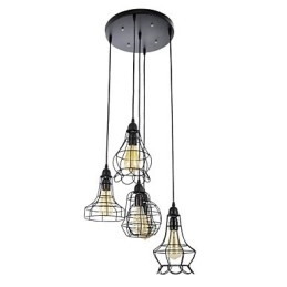 Designer Touch Decorative Country Mini Style Painting Metal Chandelier
