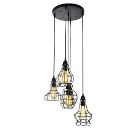 Designer Touch Decorative Country Mini Style Painting Metal Chandelier