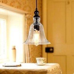 Designer Touch Decorative European Contracted Loft Glass Chandelier Bell