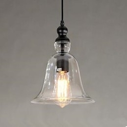 Designer Touch Decorative European Contracted Loft Glass Chandelier Bell