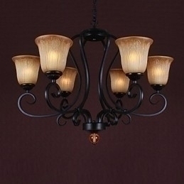 Designer Touch Decorative Traditional Classic Candle Style Painting Chandelier