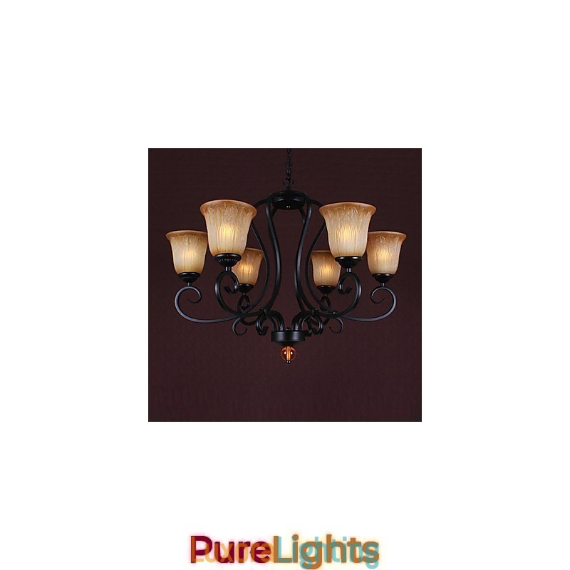 Designer Touch Decorative Traditional Classic Candle Style Painting Chandelier