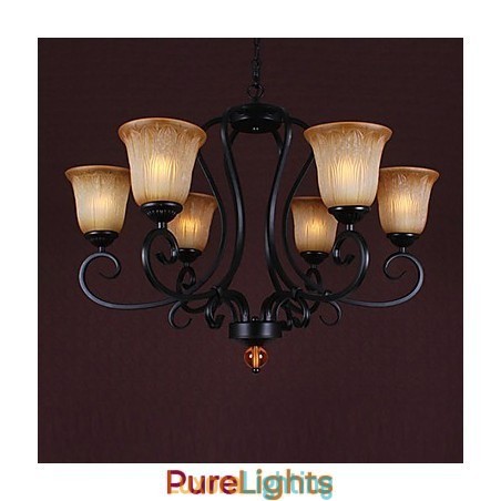 Designer Touch Decorative Traditional Classic Candle Style Painting Chandelier