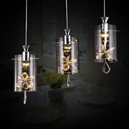 Designer Touch Decorative Modern Contemporary Crystal Others Glass Pendant Light