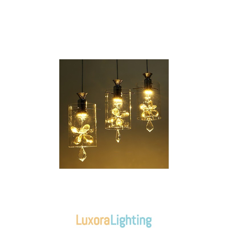 Designer Touch Decorative Modern Contemporary Crystal Others Glass Pendant Light