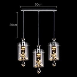 Designer Touch Decorative Modern Contemporary Crystal Others Glass Pendant Light