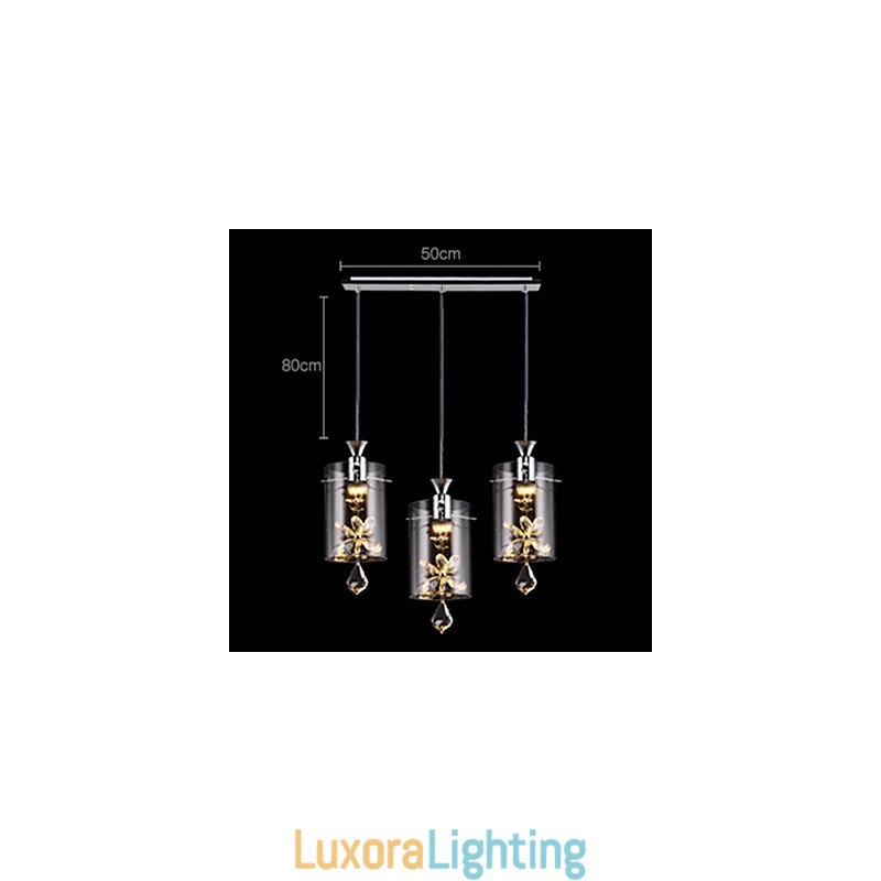 Designer Touch Decorative Modern Contemporary Crystal Others Glass Pendant Light