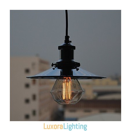 Designer Touch Decorative Country Chrome Metal Pendant Light