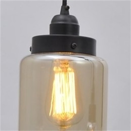 Designer Touch Decorative American retro minimalist single glass chandelier